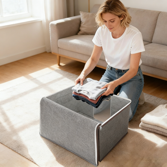90L Foldable Storage Organizer Box for Home & Closet